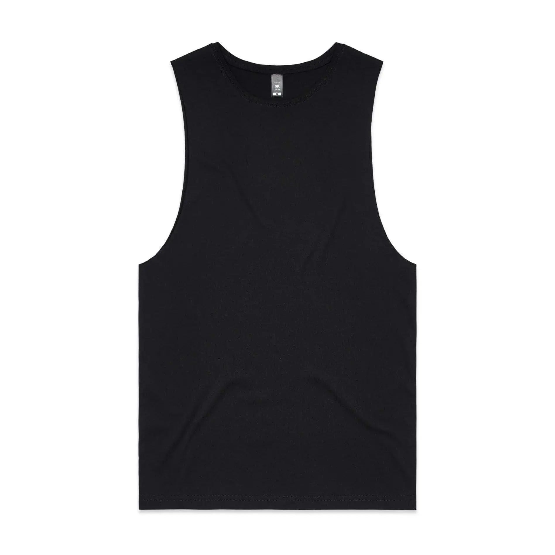As Colour Men's barnard tank 5025 Casual Wear As Colour BLACK XSM